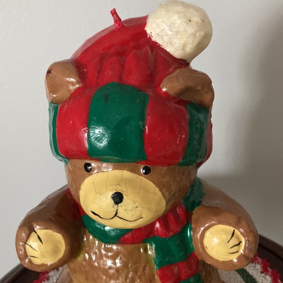 Vintage and rare holiday bear candle - Picture 2 of 6